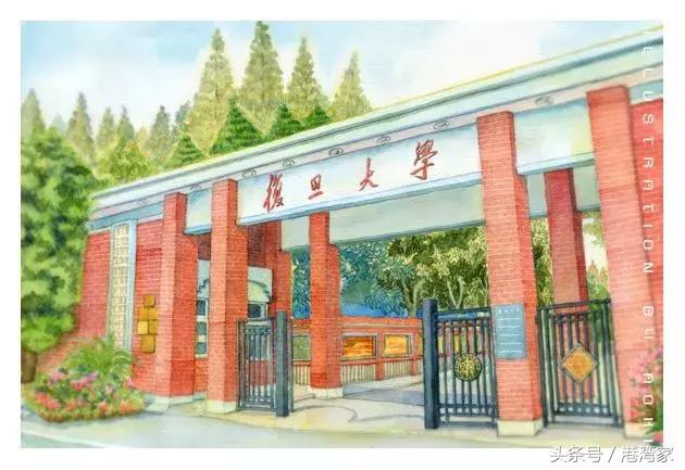 美美的！大学美景手绘篇，看看有没有你的母校