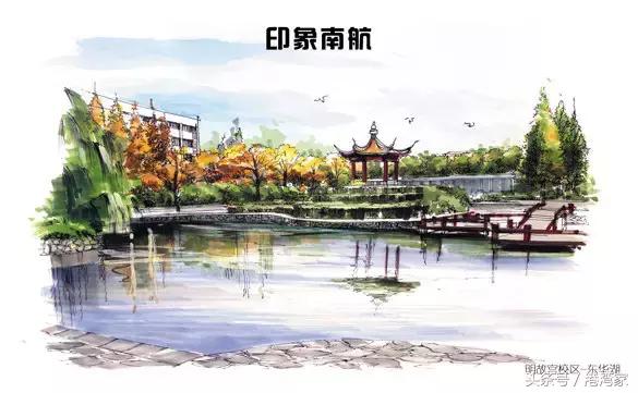 美美的！大学美景手绘篇，看看有没有你的母校